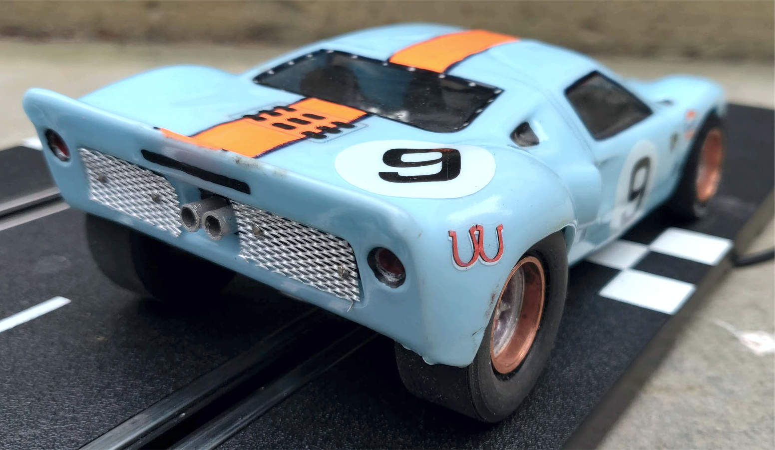 Slot Car Heroes Ford GT40 rear